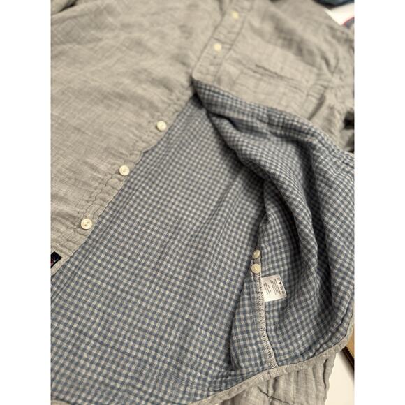 FAHERTY BRAND Men’s Button-Down Long Sleeve Shirt + Lining = 100% Cotton - Sz M - Picture 5 of 6